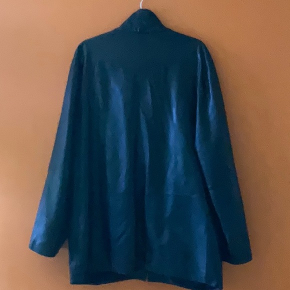 ADOLFO Black Leather Jacket sz XL - Picture 5 of 9